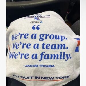 2024 Rangers Shirt Size XL NHL Game 1 NEW YORK NY Playoffs + Towel